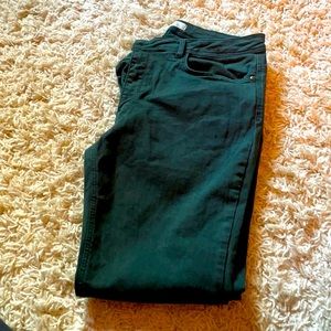 Zara Basic Denim jeans in evergreen, size 12